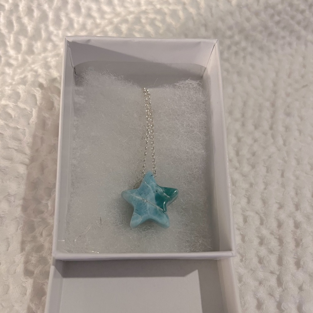 Larimar Star Necklace